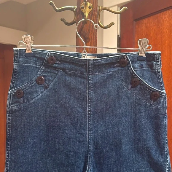 J. Crew Sailor Jeans Wide Leg Size 26 - Picture 2 of 5